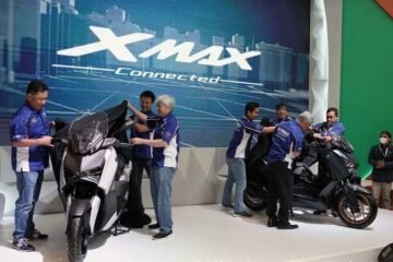<strong>Ramaikan IMOS 2022, Yamaha Luncurkan Produk Terbaru XMAX Connected</strong>